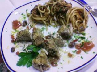 INVOLTINI DI SPADA AL PISTACCHIO CON MARMELLATA DI LIMONI